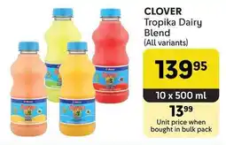 Makro CLOVER Tropika Dairy Blend (All variants) offer