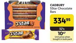 Makro CADBURY 5Star Chocolate Bars offer