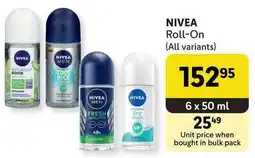 Makro NIVEA Roll-On (All variants) offer