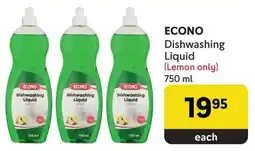 Makro ECONO Dishwashing Liquid (Lemon only) 750 ml offer