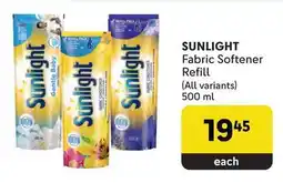 Makro SUNLIGHT Fabric Softener Refill (All variants) 500 ml offer