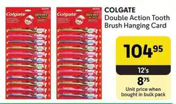Makro COLGATE Double Action Tooth Brush Hanging Card offer