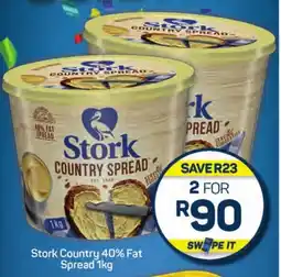 Pick n Pay Hypermarket Stork Country 40% Fat Spread 1kg offer