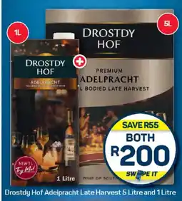 Pick n Pay Hypermarket Drostdy Hof Adelpracht Late Harvest 5 Litre and 1 Litre offer