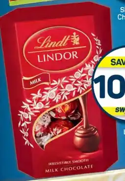Pick n Pay Hypermarket Lindt Lindor Cornet Assorted 200g Each offer