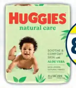 Pick n Pay Hypermarket Huggies Baby Wipes Assorted 224s Each offer