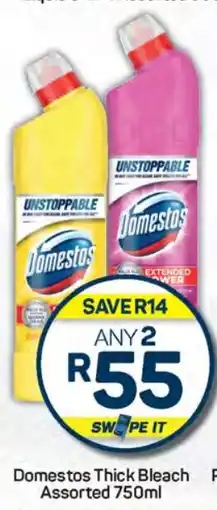 Pick n Pay Hypermarket Domestos Thick Bleach Assorted 750ml offer