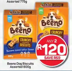 Pick n Pay Hypermarket Beeno Dog Biscuits Assorted 800g offer