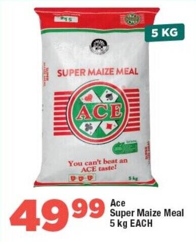 Ace Super Maize Meal 5 kg offer at OK Value