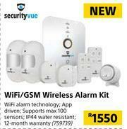 Securityvue WiFi/GSM Wireless Alarm Kit
