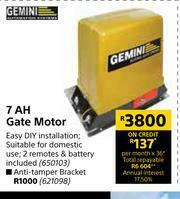Builders Warehouse Gemini 7 AH Gate Motor offer