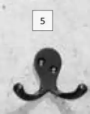 Builders Warehouse Double Robe Hook (Black) offer