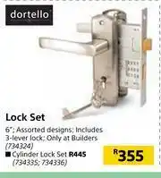 Builders Warehouse Dortello Lock Set offer