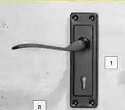 Builders Warehouse 6" Potenza Lock Set (Matt Black) offer