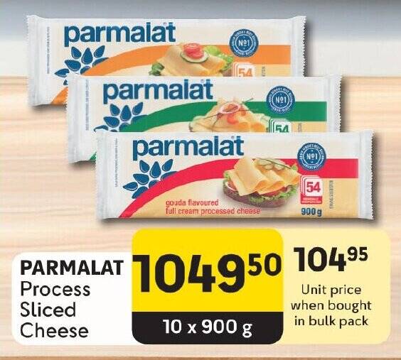 PARMALAT Process Sliced Cheese offer at Makro