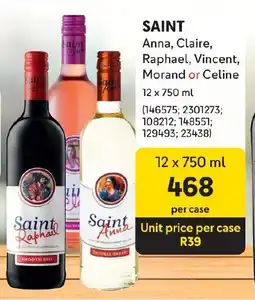 Makro SAINT Anna, Claire, Raphael, Vincent, Morand or Celine offer