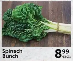 Oxford Freshmarket Spinach Bunch offer