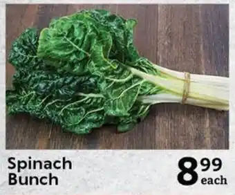 Oxford Freshmarket Spinach Bunch offer