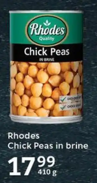 Oxford Freshmarket Rhodes Chick Peas in brine offer