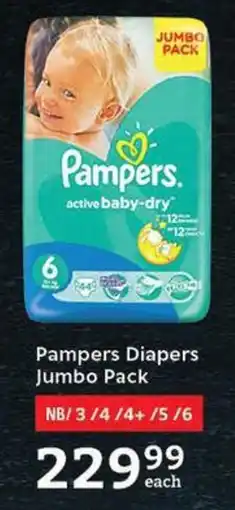 Oxford Freshmarket Pampers Diapers Jumbo Pack offer