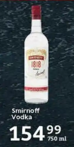 Oxford Freshmarket Smirnoff Vodka offer