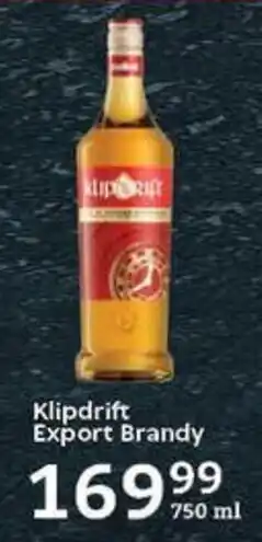 Oxford Freshmarket Klipdrift Export Brandy offer