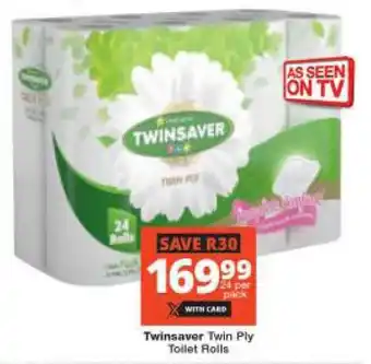 Checkers Hyper Twinsaver Twin Ply Toilet Rolls offer