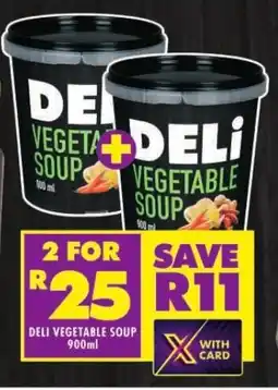Shoprite DELI VEGETABLE SOUP 900ml offer