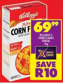 Shoprite KELLOGG'S CORN FLAKES CEREAL 1kg offer