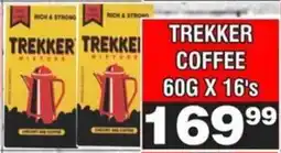 Advance Cash n Carry TREKKER COFFEE 60G X 16's offer