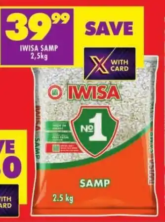 Shoprite IWISA SAMP 2,5kg offer