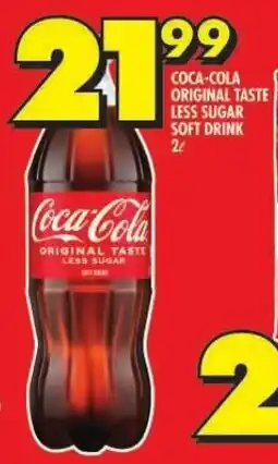 Shoprite COCA-COLA ORIGINAL TASTE LESS SUGAR SOFT DRINK offer