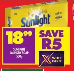 Shoprite SUNLIGHT LAUNDRY SOAP offer