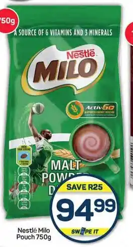 Pick n Pay Hypermarket Nestlé Milo Pouch 750g offer