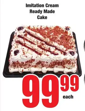 Boxer Superstores Imitation Cream Ready Made Cake offer