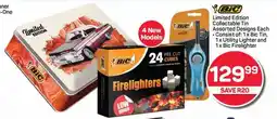 BIC Limited Edition Collectable Tin Assorted Designs Each