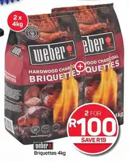 Pick n Pay Hypermarket Briquettes 4kg offer