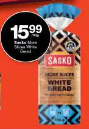 Checkers Sasko More Slices White Bread offer