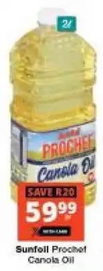 Checkers Sunfoil Prochef Canola Oil offer