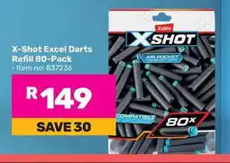 X-Shot Excel Darts Refill 80-Pack