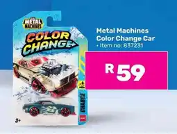 Game Metal Machines Color Change Car offer