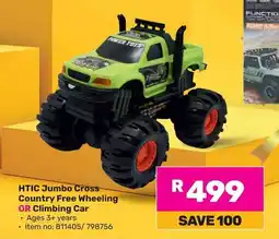 Game HTIC Jumbo Cross Country Free Wheeling OR Climbing Car offer