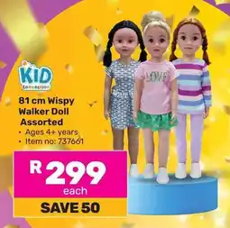 Game 81 cm Wispy Walker Doll Assorted offer