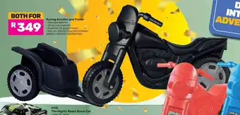 Game Racing Scooter and Trailer offer