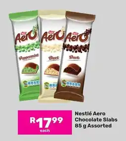 Game Nestlé Aero Chocolate Slabs 85 g Assorted offer