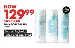 Woolworths 2-PLY TOILET PAPER 18-PACK offer