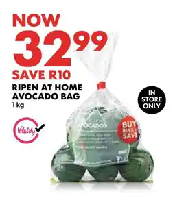 Woolworths RIPEN AT HOME AVOCADO BAG 1kg offer