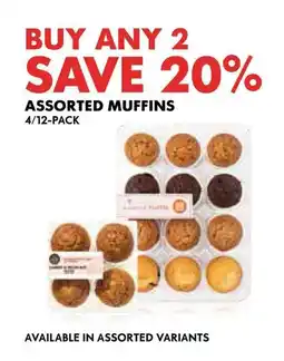 ASSORTED MUFFINS 4/12-PACK