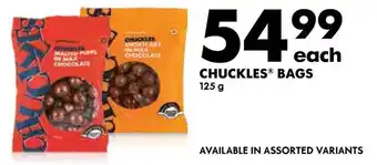 Woolworths CHUCKLES BAGS offer