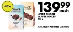 Woolworths LINDT CHOCO WAFER BOXES offer